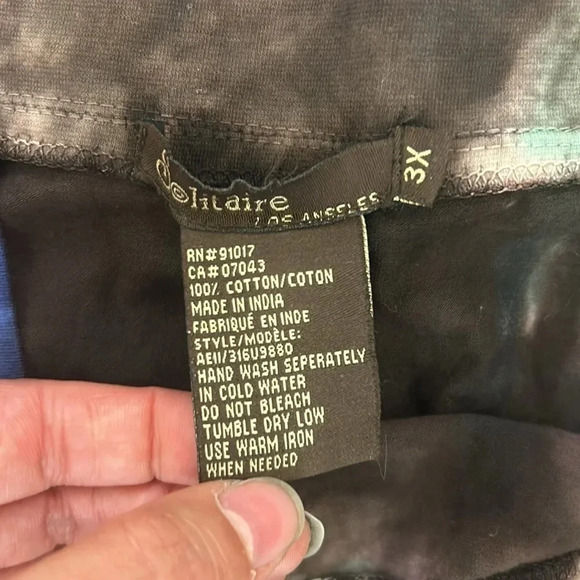 Tiered maxi plus  size skirt - Picture 4 of 4